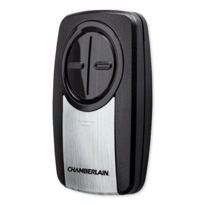 Chamberlain Original Clicker Universal Garage Door Remote, Stainless Steel
